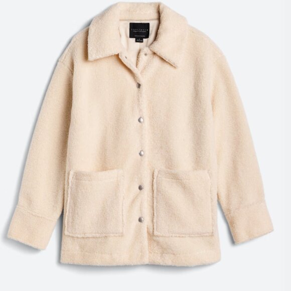 Sanctuary Jackets & Blazers - Sanctuary Off-White Teddy Sherpa Jacket 2X